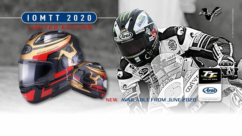 TT 2020: il Coronavirus non ferma l'Arai RX-7V celebrativo