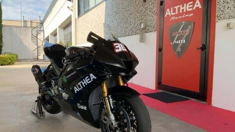 "Total black" la Honda Althea di Gabellini al CIV 2020