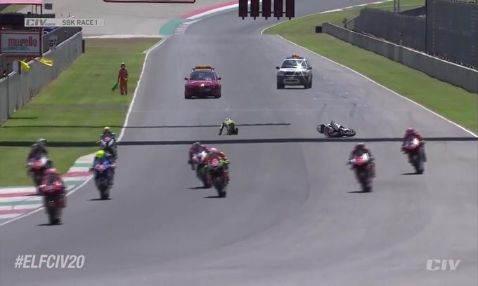 CIV Mugello, SBK: gli highlights di Gara 1