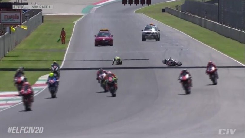 CIV Mugello, SBK: gli highlights di Gara 1