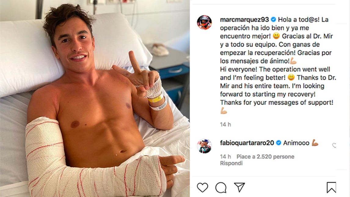 MotoGP: Marc Marquez: “Mi sento già meglio”