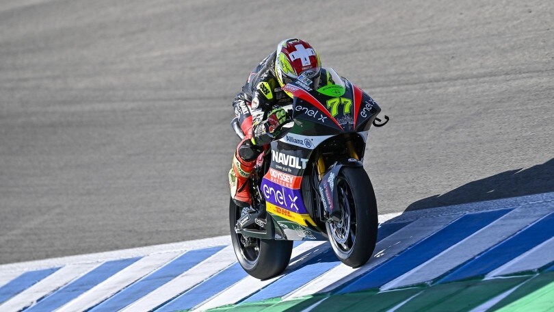 Libere MotoE: Granado dà la caccia a Aegerter nel venerdì in Andalusia