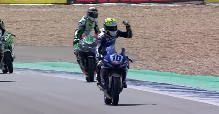 SBK Jerez, Gara-1 SSP300: Orradre fa il vuoto e vince