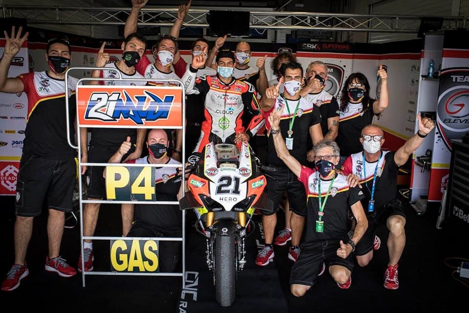 Jerez, Rinaldi 4° in Gara 2: “Con tre Ducati sul podio sarebbe stata l'apoteosi”