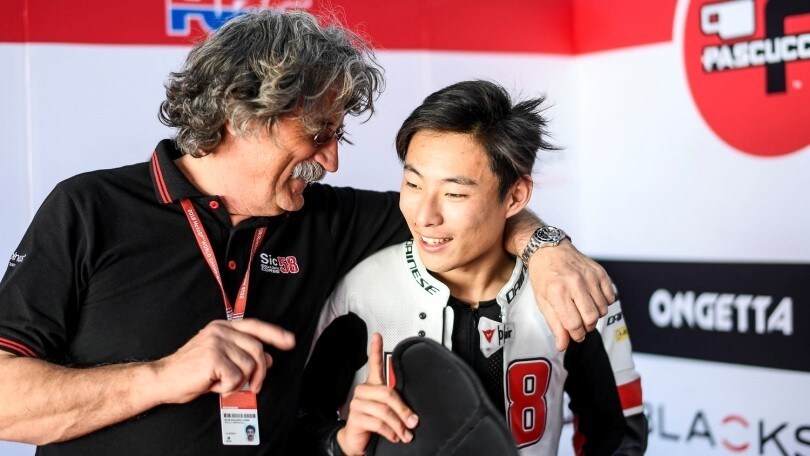 Moto3, Simoncelli: “Suzuki è un mio prodotto. Gli ho insegnato tutto”