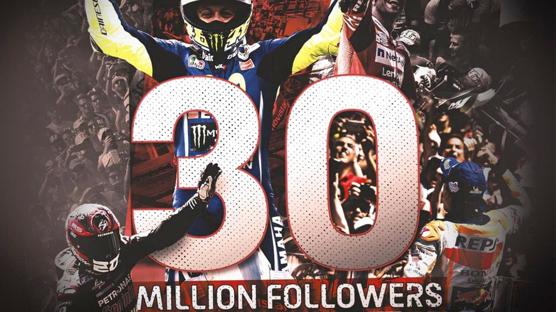 MotoGP: una rete da 30 milioni di followers