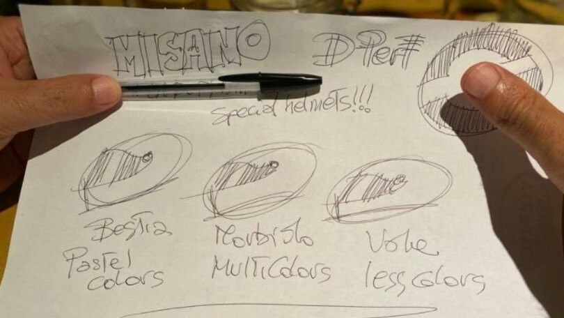 MotoGP: a Misano caschi speciali per Rossi, Morbidelli e Bastianini