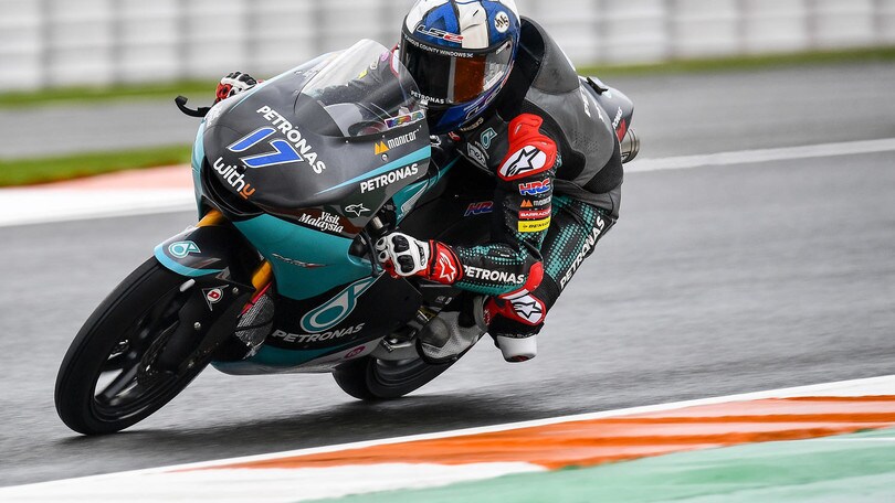 Moto3 GP Europa, FP3: McPhee primo sul bagnato, Vietti leader nella combinata