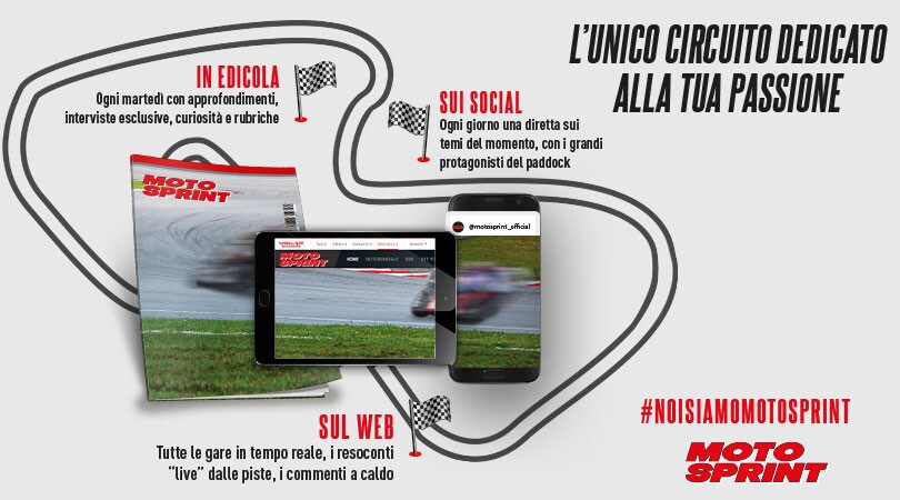Motosprint si fa in tre