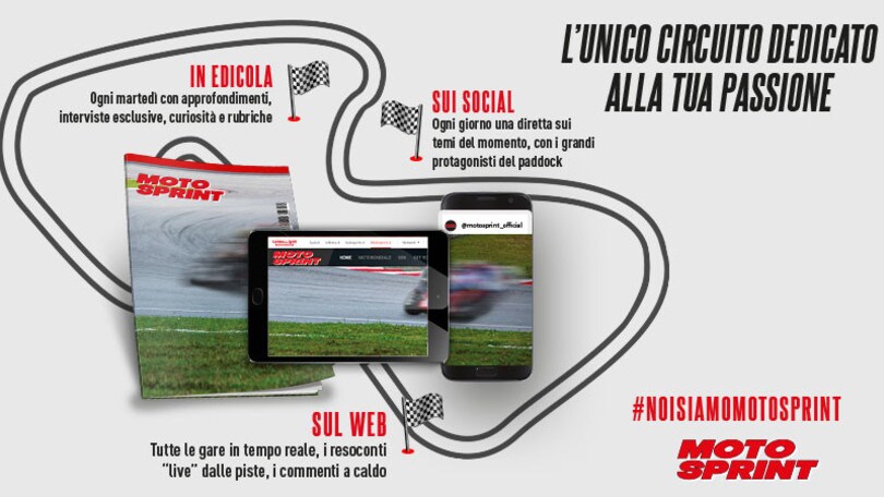 Motosprint si fa in tre