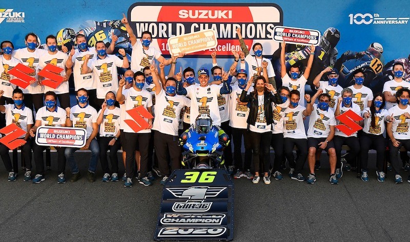 MotoGP, Mondiale piloti: Suzuki fa festa con Mir, Morbidelli ora è 2°