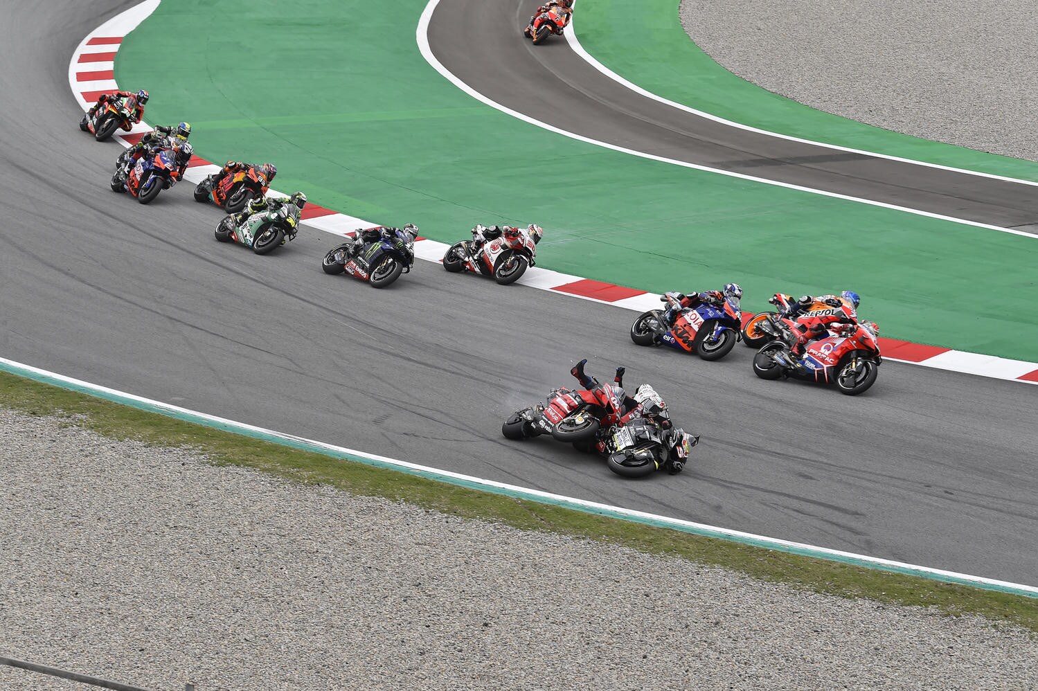 MotoGP: nel 2020 è Zarco il pilota con più cadute
