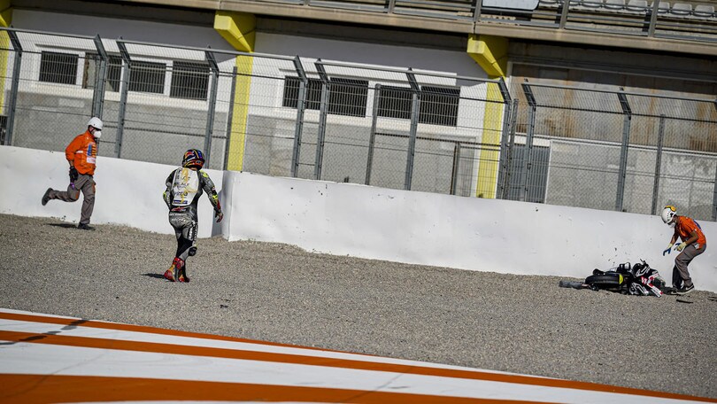 MotoGP: le cadute e gli incidenti più spettacolari del 2020 - FOTO