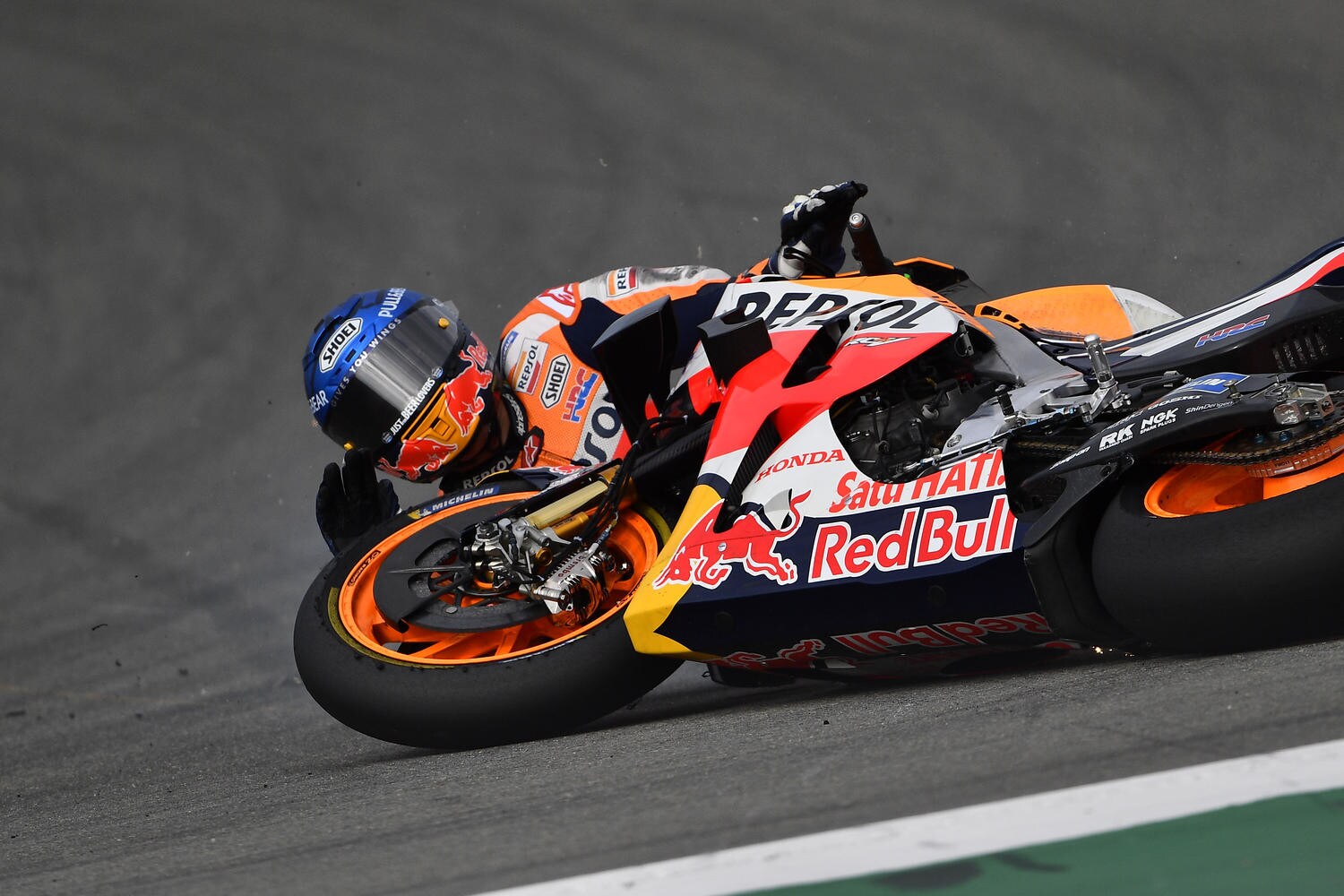 MotoGP: le cadute e gli incidenti più spettacolari del 2020 - FOTO