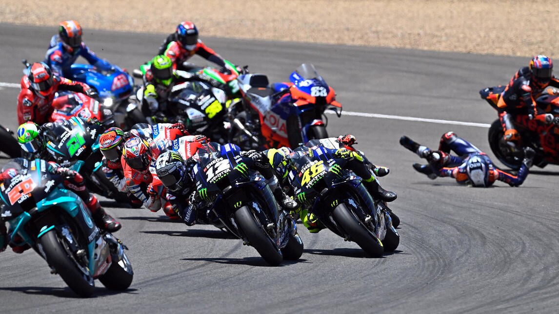 MotoGP: le cadute e gli incidenti più spettacolari del 2020 - FOTO