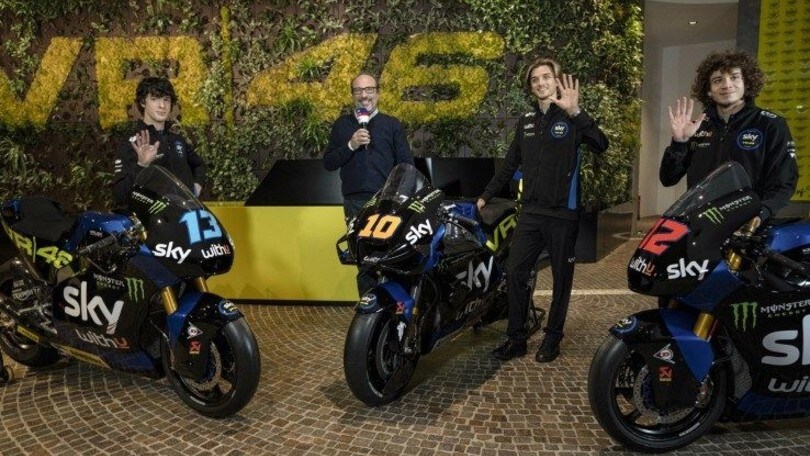 Lo Sky Racing Team VR46 svela le livree 2021