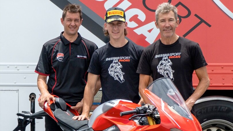 Oli Bayliss sulla Ducati nell’Aussie SBK