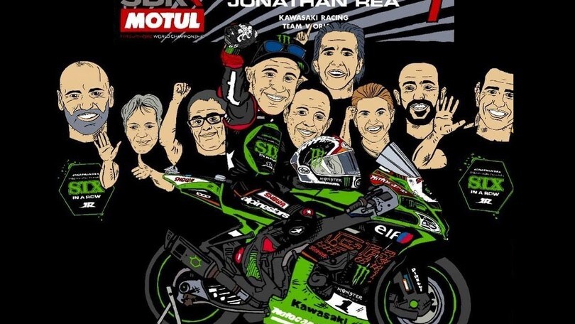 SBK, come Beavies & Butt-head: Jonathan Rea omaggia il team Kawasaki