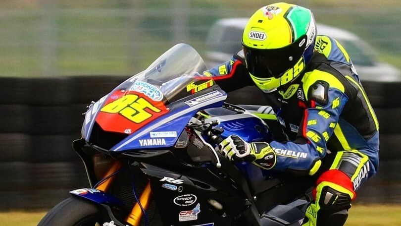 National Trophy: Andrea Tomio al via della classe Moto2