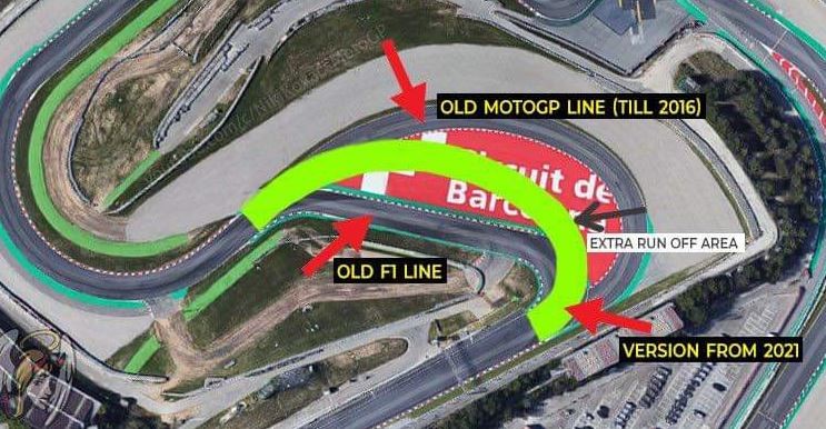 Lifting per il Catalunya Circuit: nuovamente modificata la Curva 10