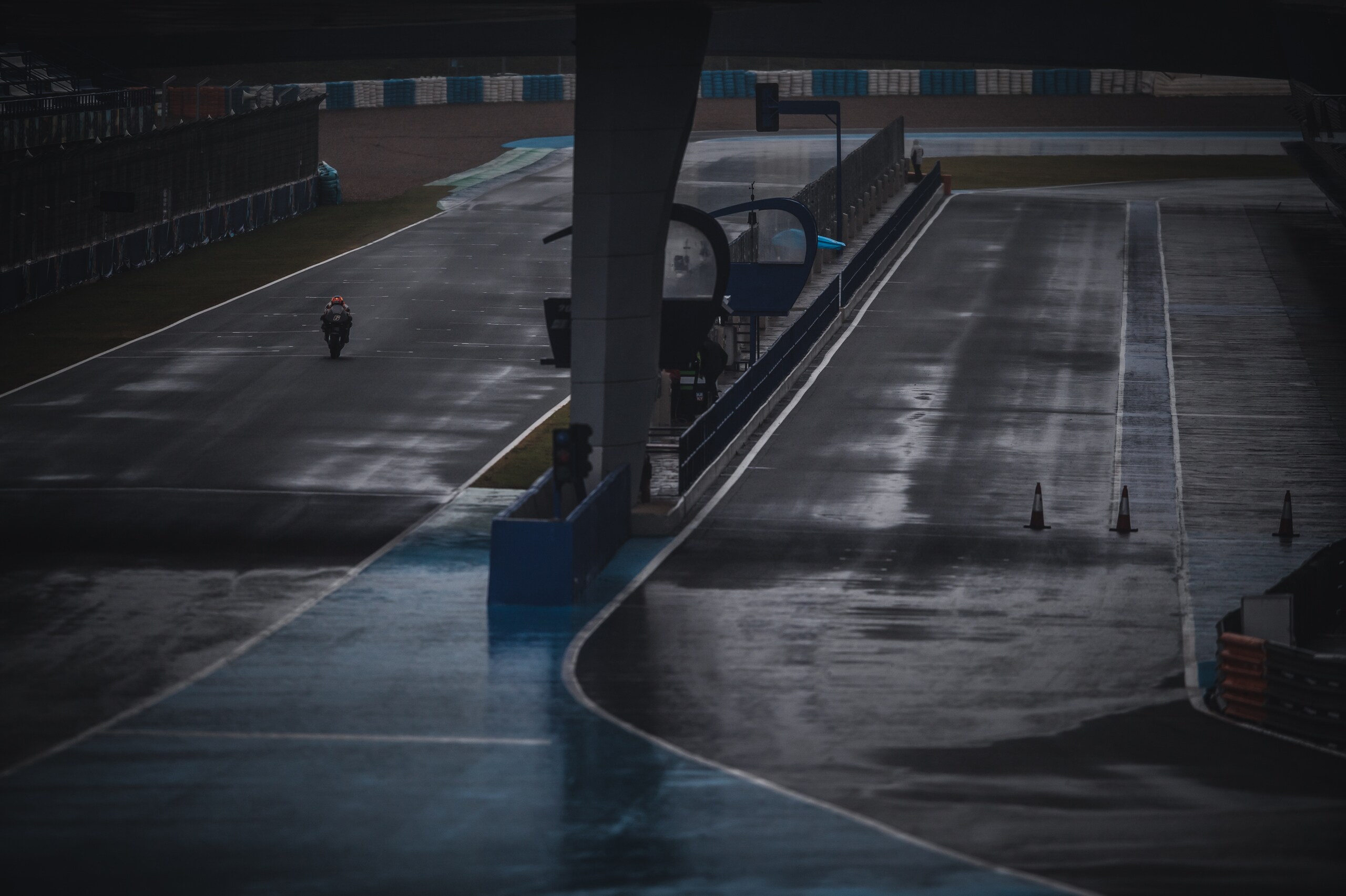 SBK, Test Jerez: le foto più belle della prima giornata (bagnata)
