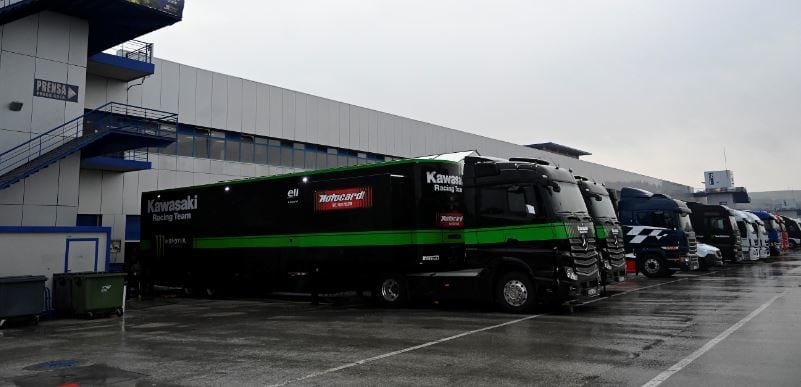 SBK, il maltempo minaccia (ancora) i test di Kawasaki e Honda