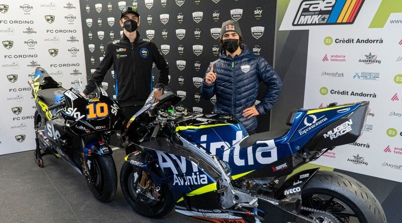 MotoGP: Esponsorama Racing toglie i veli alle moto di Marini e Bastianini