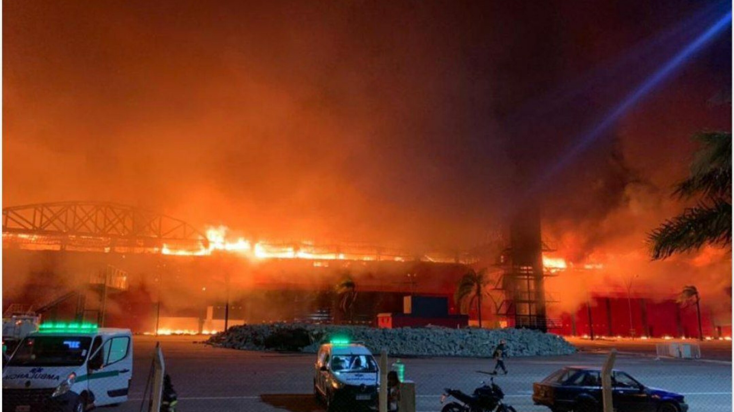 MotoGP: un incendio devasta l'autodromo di Termas de Rio Hondo