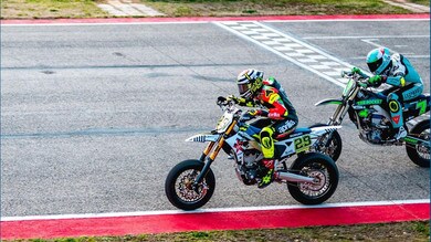 MotoGP: Iannone in pista con il Supermotard - FOTO