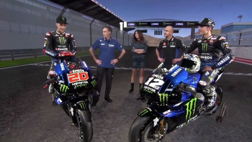 Monster Energy Yamaha: gli scatti della presentazione 2021