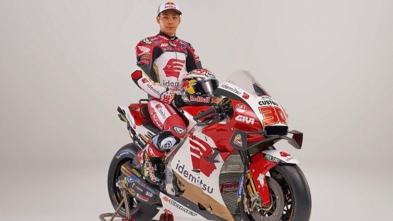 MotoGP: Nakagami svela la livrea della Honda LCR Idemitsu 2021