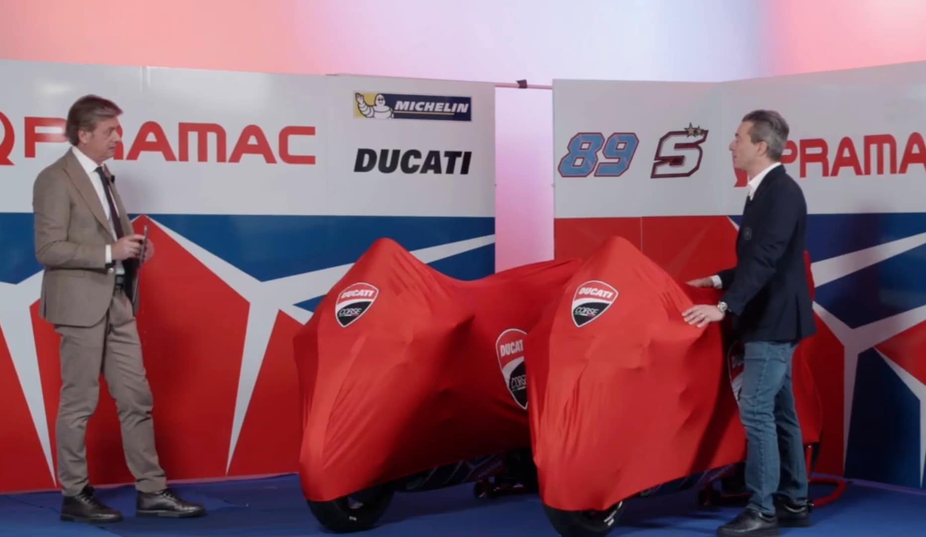 MotoGP, il Team Ducati Pramac presenta la squadra 2021