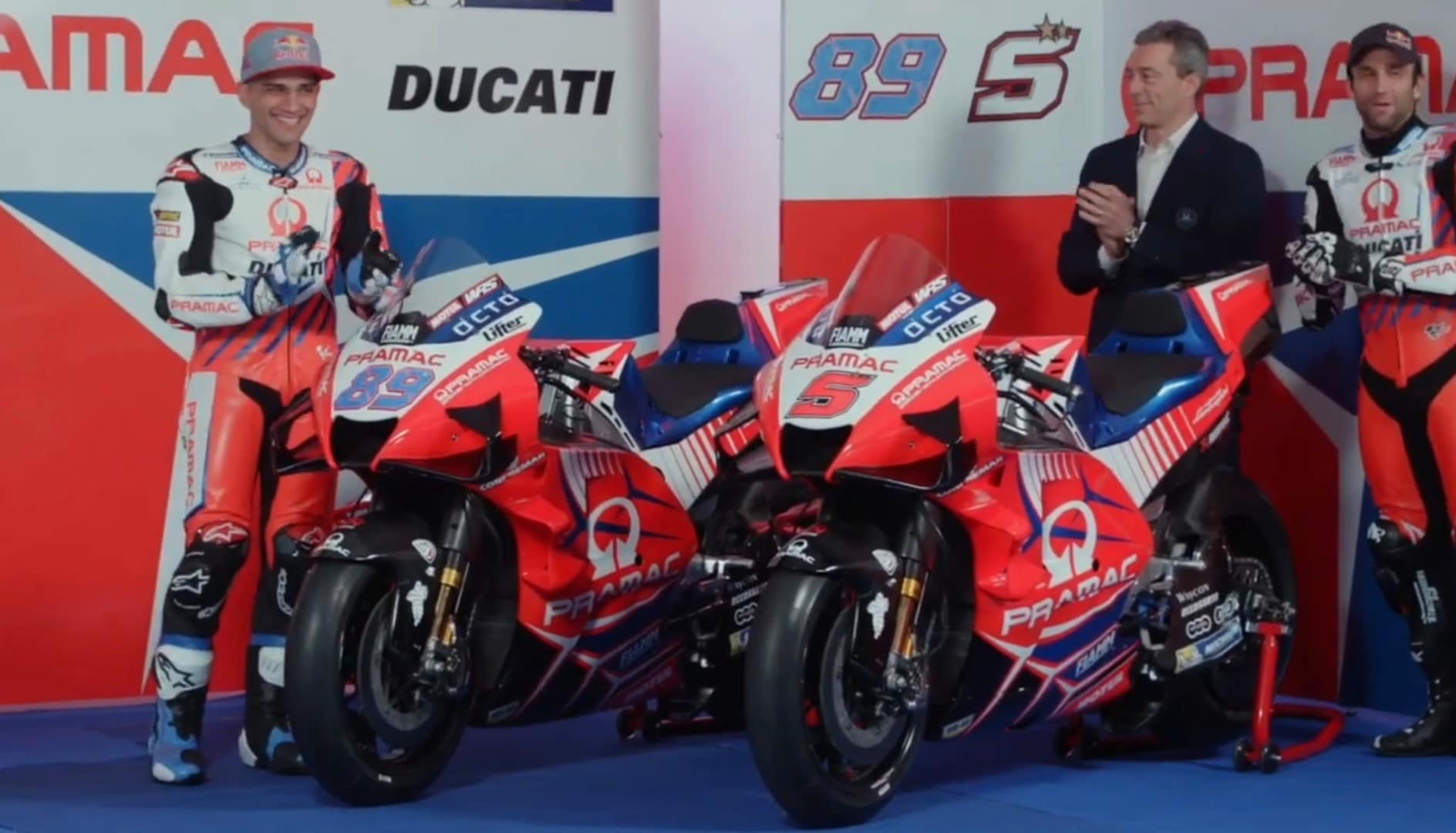 MotoGP, il Team Ducati Pramac presenta la squadra 2021