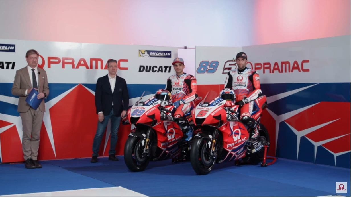 MotoGP, il Team Ducati Pramac presenta la squadra 2021