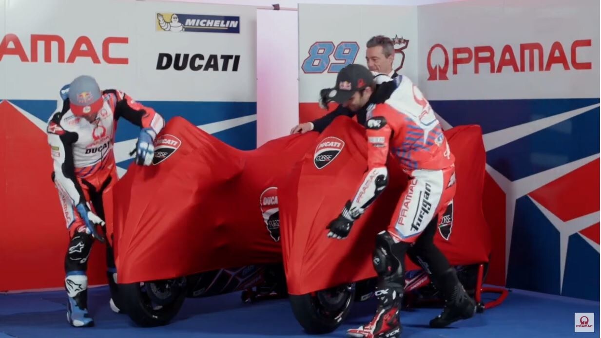 MotoGP, il Team Ducati Pramac presenta la squadra 2021