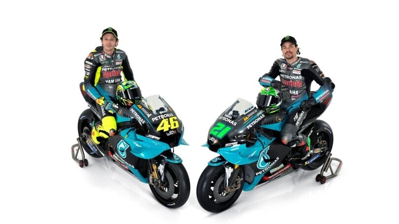 MotoGP: presentate le Yamaha Petronas di Rossi e Morbidelli