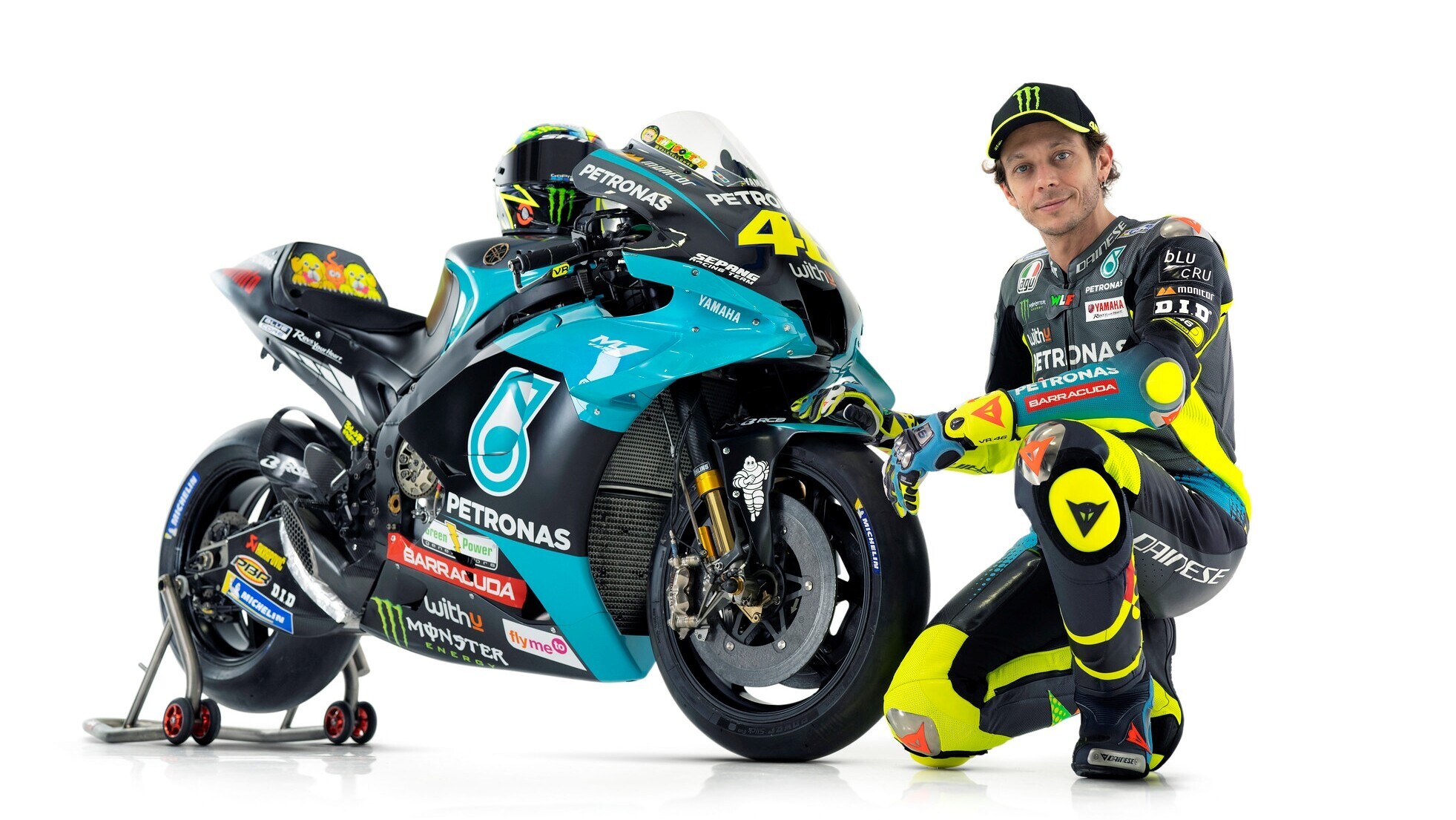 MotoGP: Petronas Yamaha unveils Rossi and Morbidelli's 2021 M1 bikes