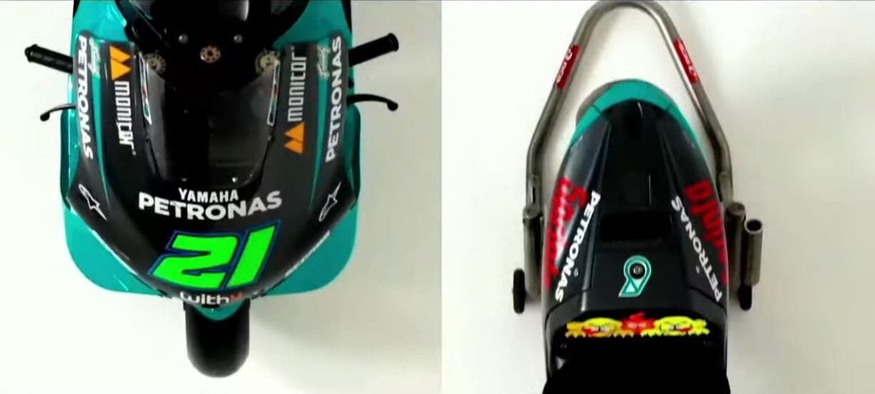 MotoGP: Petronas Yamaha unveils Rossi and Morbidelli's 2021 M1 bikes