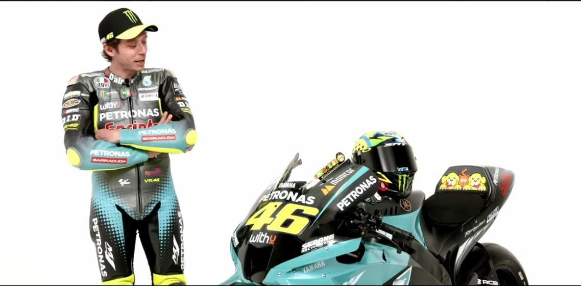 MotoGP: Petronas Yamaha unveils Rossi and Morbidelli's 2021 M1 bikes