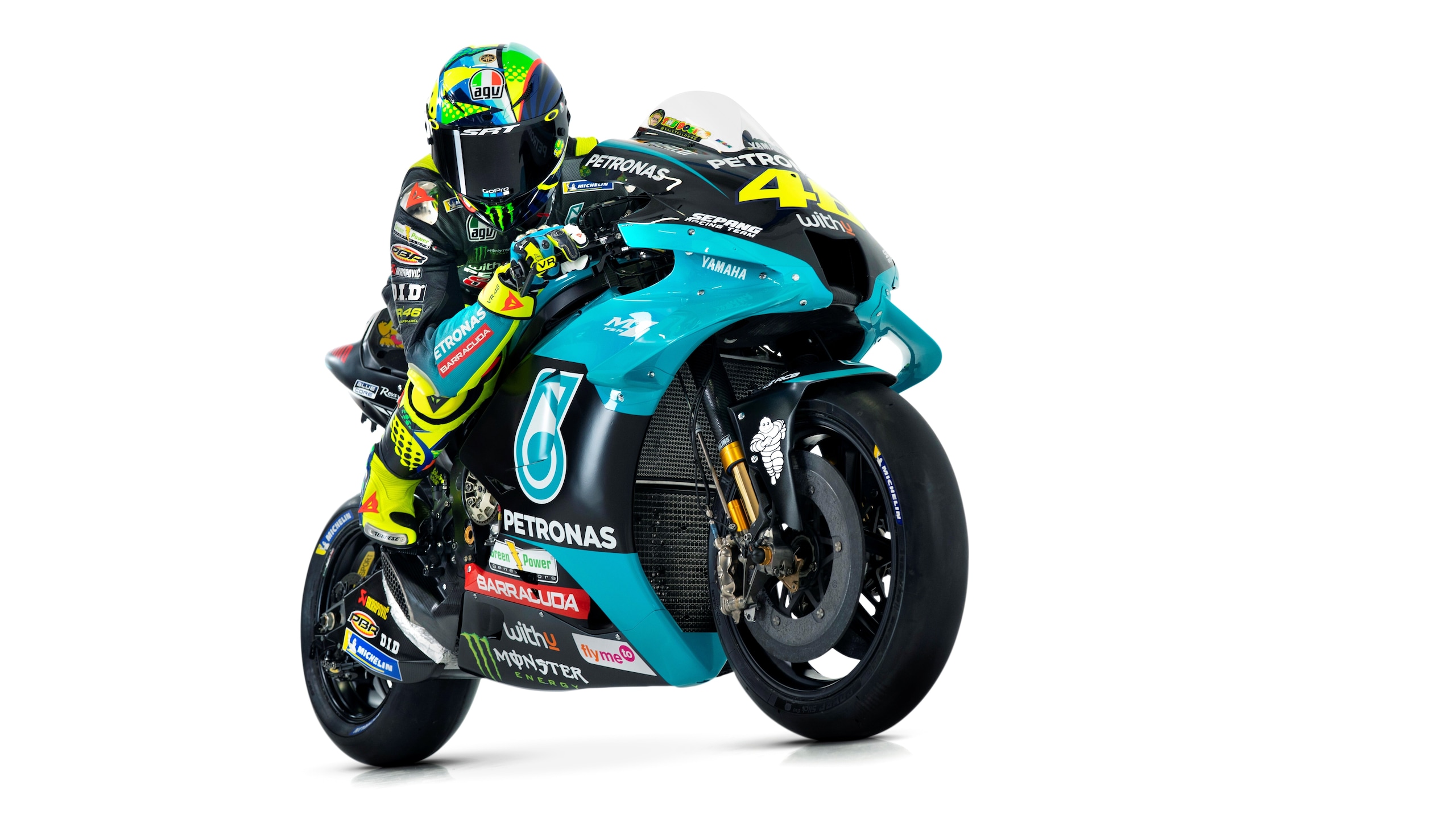 MotoGP: Petronas Yamaha unveils Rossi and Morbidelli's 2021 M1 bikes