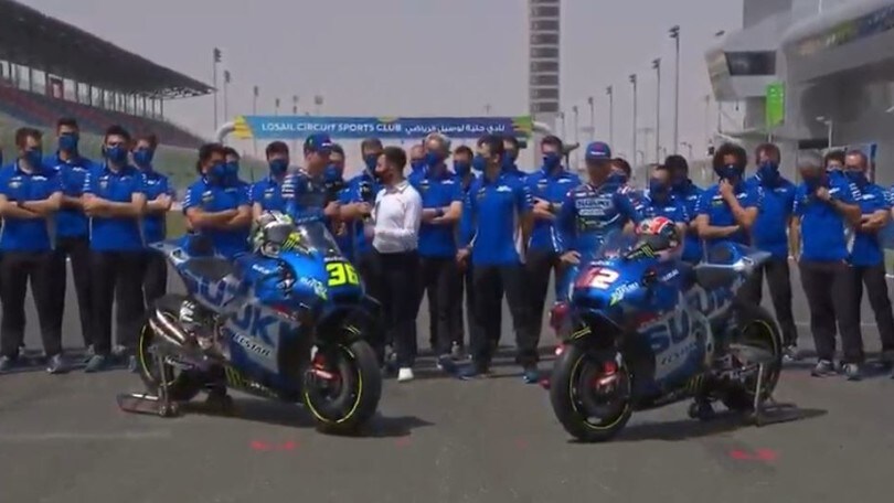 MotoGP: le FOTO della presentazione Suzuki