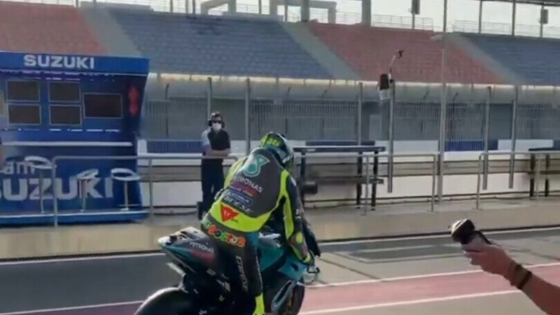 MotoGP, Test Qatar: la prima uscita di Rossi con i colori Petronas