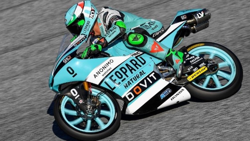 Moto3: Dennis Foggia "Leopardo" nel test di Jerez
