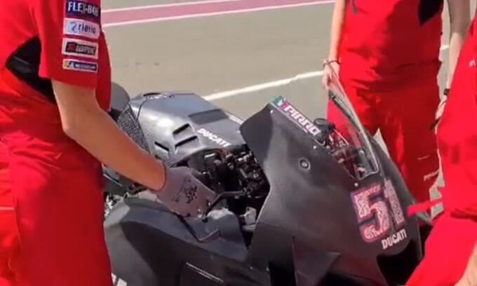 MotoGP, test Qatar: il rombo della Ducati GP21