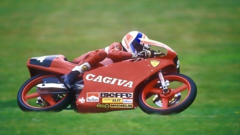 Cagiva 125 GP: the little red bike at the bottom of the lake