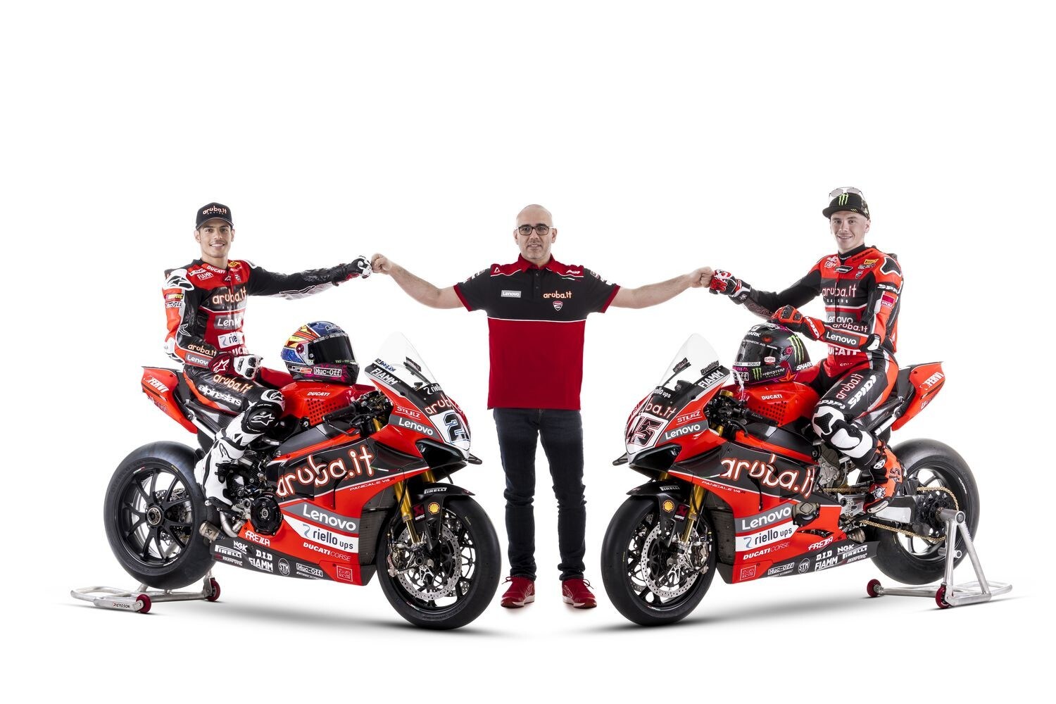 SBK, Ducati Aruba si presenta: ecco le Panigale V4R di Redding e Rinaldi