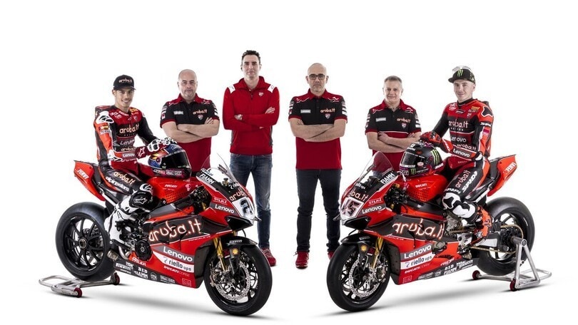 WorldSBK, Ducati Aruba presentation: a two-pronged title attempt