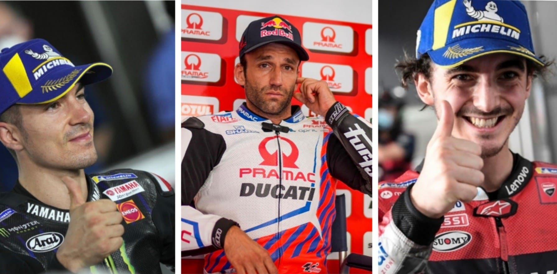 MotoGP Qatar, Parco Chiuso Gara: i commenti dei piloti sul podio
