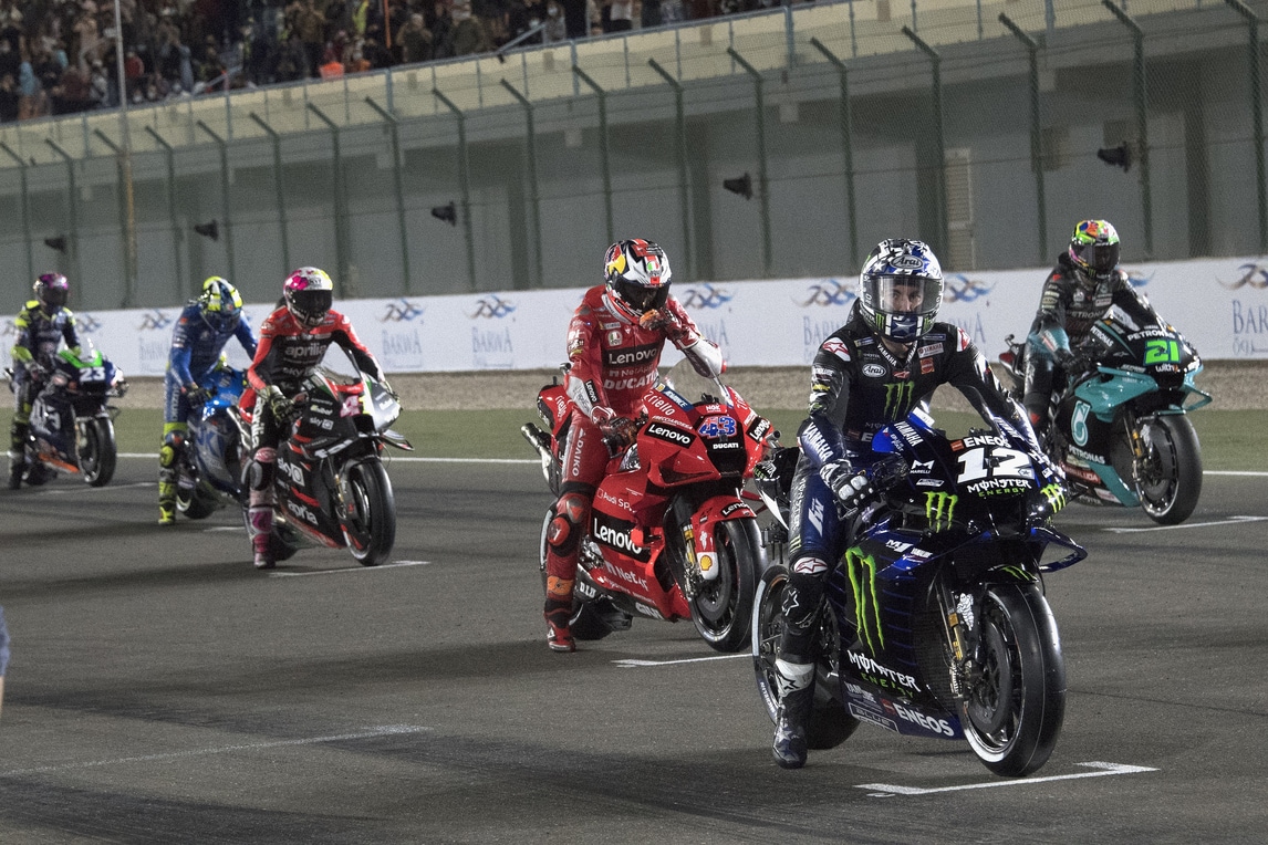 Partenza record in Qatar per la MotoGP 2021 su Sky