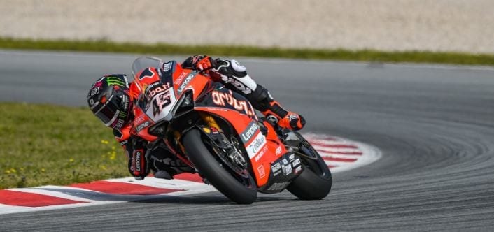 SBK test, Redding e Ducati leader di metà giornata